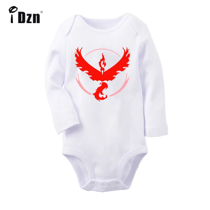 Pokemon Go Game Fans Moltres Team Red Team Design Newborn Baby Bodysuit Toddler Long Sleeve Onsies Jumpsuit Cotton Clothes
Pokemon Go Game Fans Moltres Team Red Team Design Newborn Baby Bodysuit Toddler Long Sleeve Onsies Jumpsuit Cotton Clothes