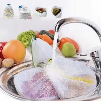 2019 Reusable Mesh Produce Bags Multi-Size Kitchen Fruit Net Bag Durable Organizer Hanging Baskets for Holder Case Drop Shipping
2019 Reusable Mesh Produce Bags Multi-Size Kitchen Fruit Net Bag Durable Organizer Hanging Baskets for Holder Case Drop Shipping