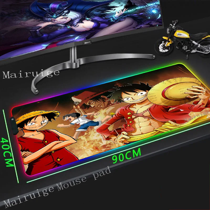 Mairuige Large RGB Mouse Pad Lock-edge Side Anime One Piece Hip Hop Hat Laptop Desk Mat Light Effect Printing Rubber Slip
Mairuige Large RGB Mouse Pad Lock-edge Side Anime One Piece Hip Hop Hat Laptop Desk Mat Light Effect Printing Rubber Slip