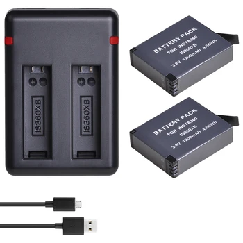 2PCS 1200mAh ONE X Battery+Dual USB Charger with Type C Port for Insta360 ONE X Camera Batteries
2PCS 1200mAh ONE X Battery+Dual USB Charger with Type C Port for Insta360 ONE X Camera Batteries