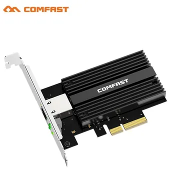 COMFAST CF-P100 V2 PCI-E Network Card RJ45 LAN 10 Gigabit Ethernet PCI Express Adapter Converter for Desktop PC
COMFAST CF-P100 V2 PCI-E Network Card RJ45 LAN 10 Gigabit Ethernet PCI Express Adapter Converter for Desktop PC