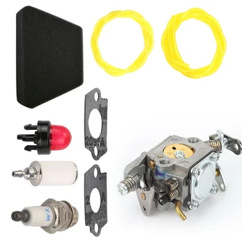 9pcs Engine Carburetor Kit Air Fuel Filter Line Spark Plug Gasket Primer Bulb For Poulan 2250 2350 2375 Chainsaw Parts
9pcs Engine Carburetor Kit Air Fuel Filter Line Spark Plug Gasket Primer Bulb For Poulan 2250 2350 2375 Chainsaw Parts