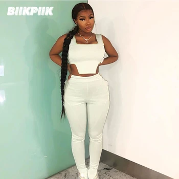 BIIKPIIK Solid Rework Two Piece Sets For Women Skinny Sporty Jogging Suit Workout Set Womens Outfits Basic Lounge Wear Pants+Top 
BIIKPIIK Solid Rework Two Piece Sets For Women Skinny Sporty Jogging Suit Workout Set Womens Outfits Basic Lounge Wear Pants+Top