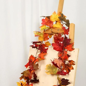 170cm Artificial Autumn Fall Maple Leaves Garland Hanging Plant Home Party Decor Wedding Party Simulation Wicker Leaves Vine Dec
170cm Artificial Autumn Fall Maple Leaves Garland Hanging Plant Home Party Decor Wedding Party Simulation Wicker Leaves Vine Dec