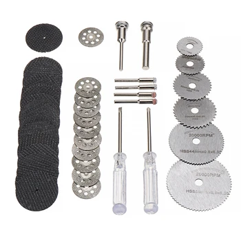 44Pcs Cutting Discs Rotary Tools Cutting Wheel Discs Set HSS Circular Saw Blades Diamond Cutting Wheels with Mandrels For Metal
44Pcs Cutting Discs Rotary Tools Cutting Wheel Discs Set HSS Circular Saw Blades Diamond Cutting Wheels with Mandrels For Metal