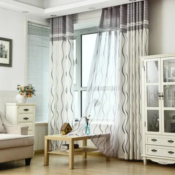 Grey curtains for living room Bedroom Modern Striped Printed classic curtain window home decoration
Grey curtains for living room Bedroom Modern Striped Printed classic curtain window home decoration