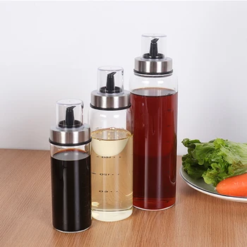 Glass leakproof oil bottle with cover small vinegar bottle with seasoning sauce oil pot kitchen supplies cooking wine
Glass leakproof oil bottle with cover small vinegar bottle with seasoning sauce oil pot kitchen supplies cooking wine