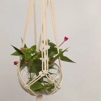 Vintage Hanging Net Simple/Tassel Pot Holder Handmade Knotted For Balcony Decor String Hanging Cotton
Vintage Hanging Net Simple/Tassel Pot Holder Handmade Knotted For Balcony Decor String Hanging Cotton