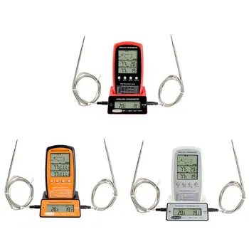 Digital BBQ Dual Probe Thermometer Wireless Kitchen Oven Food Cooking Grill Smoker Meat Thermometer Meter Gauge Tool
Digital BBQ Dual Probe Thermometer Wireless Kitchen Oven Food Cooking Grill Smoker Meat Thermometer Meter Gauge Tool