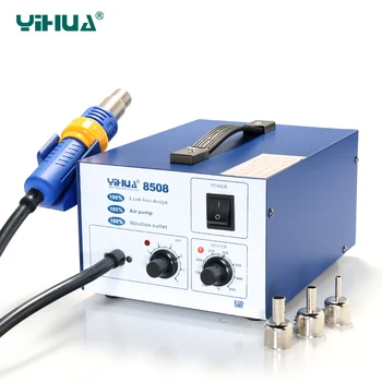 Yihua 8508 Temperature Controlled Air Soldering Station with Silicone Temperature Adjustable, Temperature Digital Display 700w
Yihua 8508 Temperature Controlled Air Soldering Station with Silicone Temperature Adjustable, Temperature Digital Display 700w