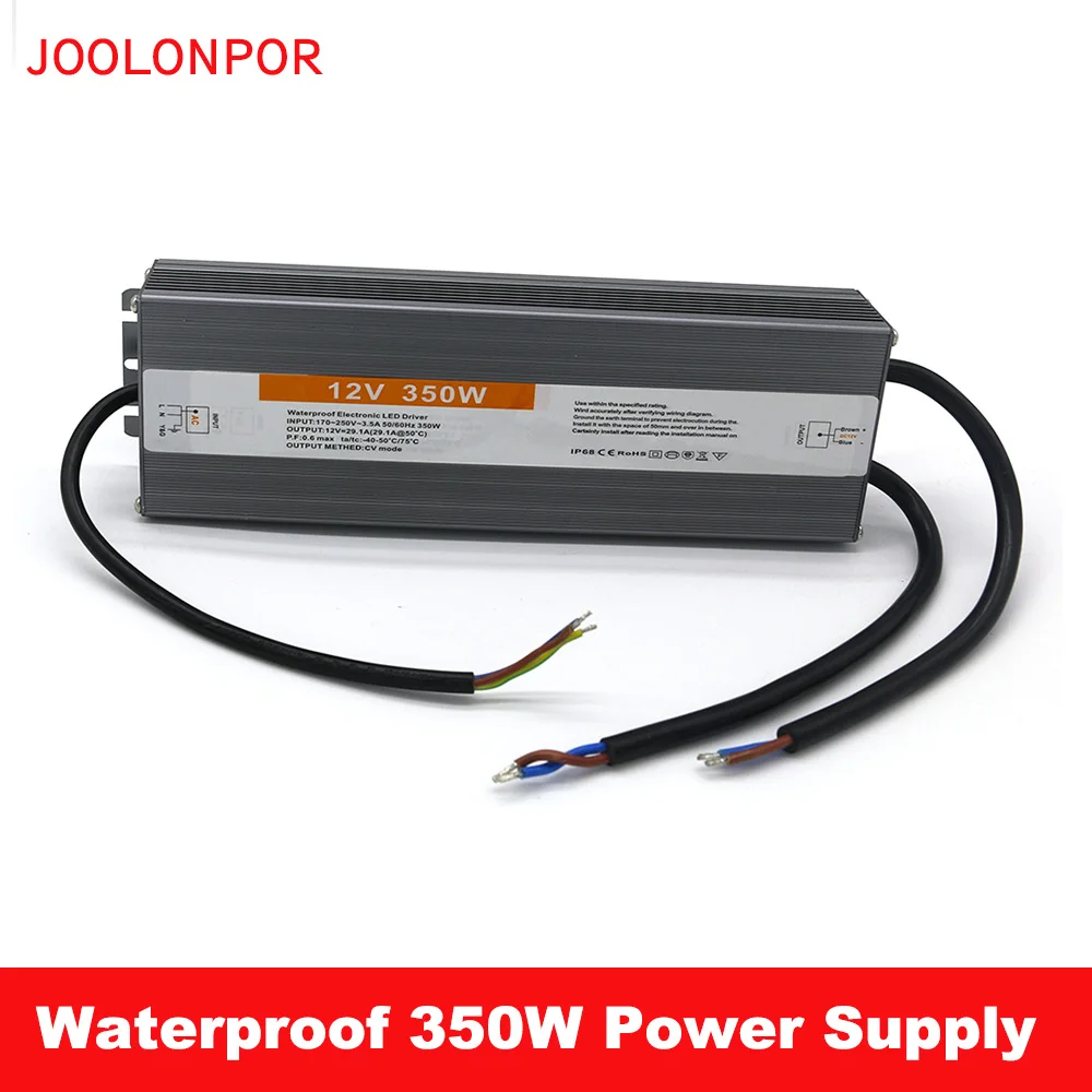 

IP67 Waterproof Electronic LED Driver Ac 220V to Dc 12V 29A 30A 350W 360W Switching Power Supply for Lighting