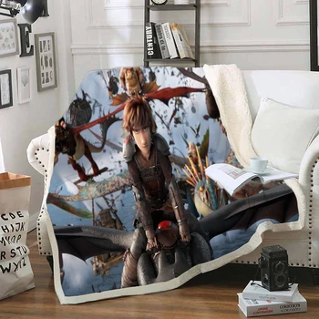 How to Train Your Dragon Blanket 3D Print Sherpa Blanket on Bed Kids Girl Flower Home Textiles Dreamlike Style 16
How to Train Your Dragon Blanket 3D Print Sherpa Blanket on Bed Kids Girl Flower Home Textiles Dreamlike Style 16