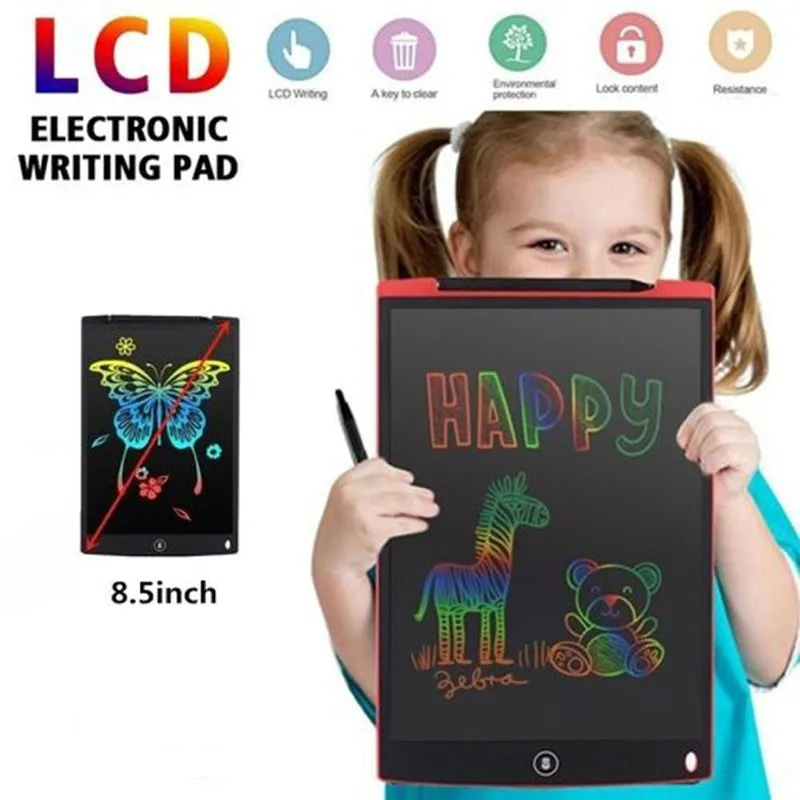 LCD Writing Tablet 4.5 8.5 12 Inch Digital Drawing Electronic Handwriting Pad Message Graphics Board Sketch Board With Lock Gift
LCD Writing Tablet 4.5 8.5 12 Inch Digital Drawing Electronic Handwriting Pad Message Graphics Board Sketch Board With Lock Gift