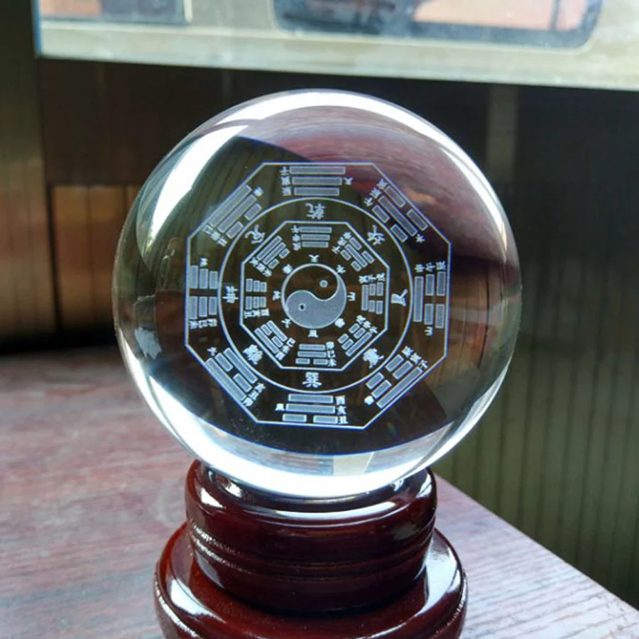 Geomantic master tool efficacious Recruit money Exorcise evil spirits Eight Diagrams FENG SHUI Talisman 3D Crystal ball statue
Geomantic master tool efficacious Recruit money Exorcise evil spirits Eight Diagrams FENG SHUI Talisman 3D Crystal ball statue