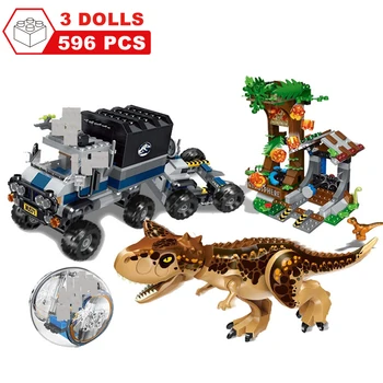 596pcs Jurassic World Carnotaurus Gyrosphere Escape Building Blocks Toys for Children Boys DIY Gift
596pcs Jurassic World Carnotaurus Gyrosphere Escape Building Blocks Toys for Children Boys DIY Gift