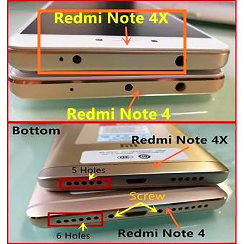 Redmi 4x Отличия