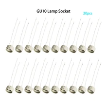 20pcs /Lot GU10 Lamp Socket Holder Base Adapter Wire Connector Ceramic Socket For GU10 LED Bulb And Halogen Light Accessory
20pcs /Lot GU10 Lamp Socket Holder Base Adapter Wire Connector Ceramic Socket For GU10 LED Bulb And Halogen Light Accessory