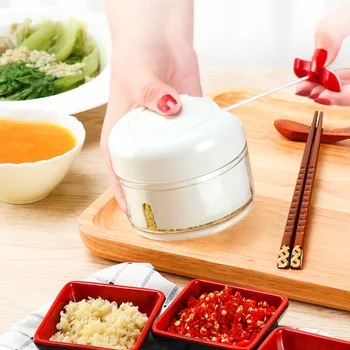 

Mini Kitchen Garlic Press Vegetable Fruit Twist Shredder Manual Meat Grinder Chopper Garlic Cutter Ice Blender Chilli Grinder