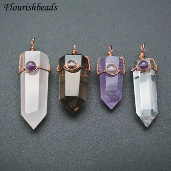 New Arrival Faceted Healing Pendant Rose Gold Wire Wrapped Multi Stone Icicle Point Energy Jewelry
New Arrival Faceted Healing Pendant Rose Gold Wire Wrapped Multi Stone Icicle Point Energy Jewelry