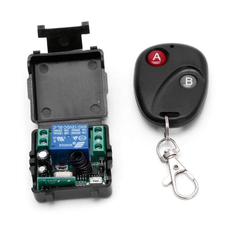 1CH Wireless Remote Control Switch DC 12V 10A 433MHz Transmitter with Receiver wireless security alarm industry Car Accessories
1CH Wireless Remote Control Switch DC 12V 10A 433MHz Transmitter with Receiver wireless security alarm industry Car Accessories