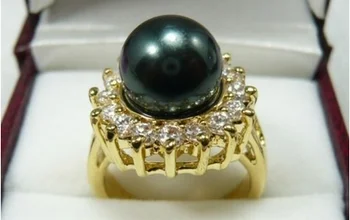 Fine 10mm black shell pearl bead ring (#6,7,8,9) NO BOX
Fine 10mm black shell pearl bead ring (#6,7,8,9) NO BOX