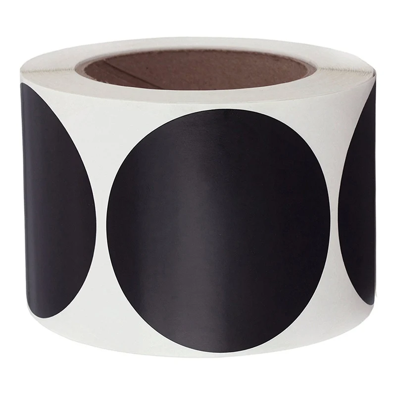 Sticker 3" inch round black coding label large sticker target repair point writable surface sticker 250 inventory stickers 
Sticker 3" inch round black coding label large sticker target repair point writable surface sticker 250 inventory stickers