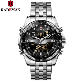 Business Men Watches Luminous Pointer Digital Quartz Watch 30M Waterproof Original Stainless Steel Military Male Wrist Watch
Business Men Watches Luminous Pointer Digital Quartz Watch 30M Waterproof Original Stainless Steel Military Male Wrist Watch