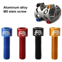 4Pcs M5 Bicycle Handlebar Stem Screw Aluminum Alloy Mountain Road Fixed Gear Stem Riser Bolts For MTB Bike Cycling Parts
4Pcs M5 Bicycle Handlebar Stem Screw Aluminum Alloy Mountain Road Fixed Gear Stem Riser Bolts For MTB Bike Cycling Parts
