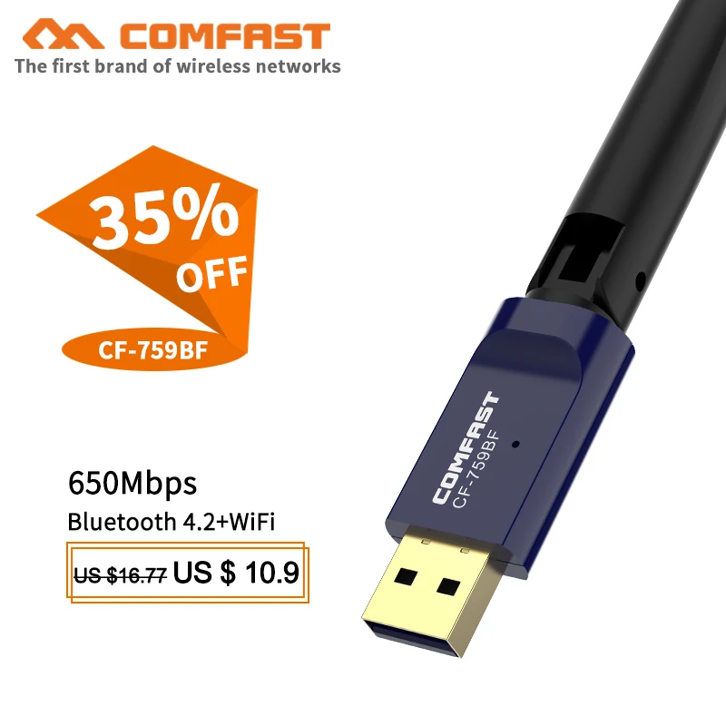 Wireless bluetooth USB wifi Adapter AC600 Dual Band 600Mbps 2.4G 5GHz WiFi with Antenna PC Computer Network Card 802.11b/n/g/ac
Wireless bluetooth USB wifi Adapter AC600 Dual Band 600Mbps 2.4G 5GHz WiFi with Antenna PC Computer Network Card 802.11b/n/g/ac