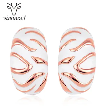 Viennois Oval White Enamel Stud Earrings Rose gold For Women Female Brand Fashion Earrings Jewelry
Viennois Oval White Enamel Stud Earrings Rose gold For Women Female Brand Fashion Earrings Jewelry