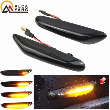 2pcs LED Side Wing Marker Dynamic Turn Signal Blinker Startup Breath Light For BMW E60 E61 E90 E91 E92 E93 E81 E82 E88 E46 X3 X1 
2pcs LED Side Wing Marker Dynamic Turn Signal Blinker Startup Breath Light For BMW E60 E61 E90 E91 E92 E93 E81 E82 E88 E46 X3 X1