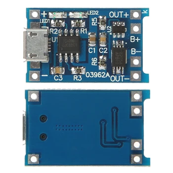Lithium Battery Charge+Protection 2-In-1 Circuit Board 5V 1A 2A Micro USB Module 270B
Lithium Battery Charge+Protection 2-In-1 Circuit Board 5V 1A 2A Micro USB Module 270B