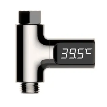 LED Display Home Water Digital Shower Thermometer Flow Self-Generating Electricity Water Temperature Meter Monitor Baby Care
LED Display Home Water Digital Shower Thermometer Flow Self-Generating Electricity Water Temperature Meter Monitor Baby Care
