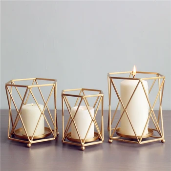 Geometric Candle Holder Metal Golden Nordic Romantic Wedding Table Simple Dinner Table Candlestick Portavelas Home Decor MM60ZT
Geometric Candle Holder Metal Golden Nordic Romantic Wedding Table Simple Dinner Table Candlestick Portavelas Home Decor MM60ZT
