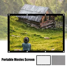 2 Pcs Projector Projection Screen Portable Foldable 16:9 120 Inch for Home Office AS99 2 Pcs Projector Projection Screen Portable Foldable 16:9 120 Inch for Home Office AS99