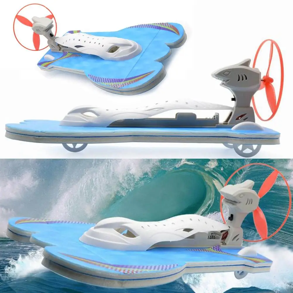 Students DIY Boat Toy Shark Shape DIY Assembly Propeller Boat Motor Ship Model Education Science Learning Kids Toy
Students DIY Boat Toy Shark Shape DIY Assembly Propeller Boat Motor Ship Model Education Science Learning Kids Toy