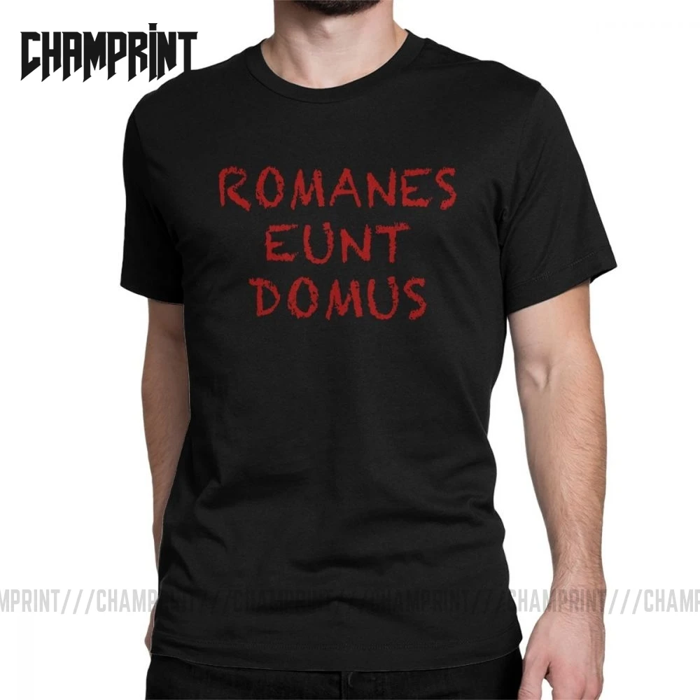 Мужская футболка Romans Go Home Humor 100% хлопок футболки для романов Ite Domum Eunt Domus Monty Python Brian