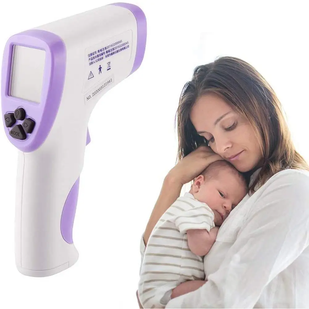 Hot Sale Household No contact Infrared Precise Instant Read Thermometer Forehead Temperature Meter Fast delivery
Hot Sale Household No contact Infrared Precise Instant Read Thermometer Forehead Temperature Meter Fast delivery