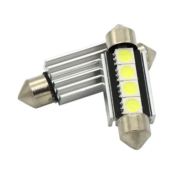 2Pcs/lot 31mm 36mm 39mm 41mm C5W LED 5050 SMD Aluminum Festoon Light 12V License Lamp Instrument Dome reading Bulb White LED
2Pcs/lot 31mm 36mm 39mm 41mm C5W LED 5050 SMD Aluminum Festoon Light 12V License Lamp Instrument Dome reading Bulb White LED