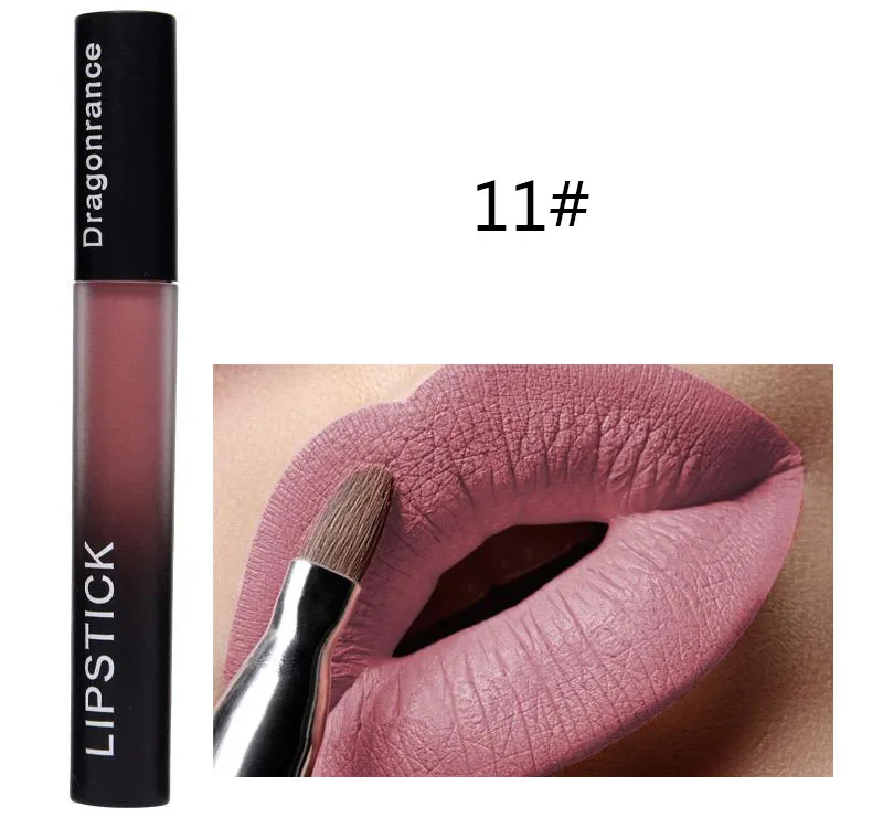 Professional Makeup Matte Liquid Lipstick Waterproof Nude Velvet Lip Gloss Lip Tint Lasting Black Lipstick Cosmetics
Professional Makeup Matte Liquid Lipstick Waterproof Nude Velvet Lip Gloss Lip Tint Lasting Black Lipstick Cosmetics