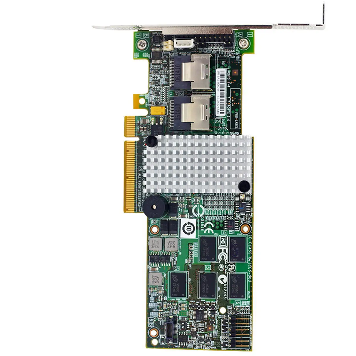 PCIE SAS Adapter SAS LSIMegaRAID LSI 9260-8i LSI00198 8 port 512MB cache SFF8087 6Gb RAID0.1.5.6 PCI-E 2.0 X8 Controller Card
PCIE SAS Adapter SAS LSIMegaRAID LSI 9260-8i LSI00198 8 port 512MB cache SFF8087 6Gb RAID0.1.5.6 PCI-E 2.0 X8 Controller Card
