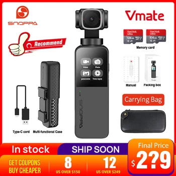instock Snoppa Vmate 3-Axis Handheld Gimbal 4K Camera 200Mbps High Bitrate Video Record 118g Microphone pk feiyu pocket
instock Snoppa Vmate 3-Axis Handheld Gimbal 4K Camera 200Mbps High Bitrate Video Record 118g Microphone pk feiyu pocket
