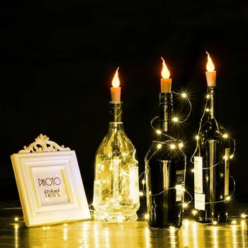 90CM LED Candle Flameless Wine Bottle Cork Fairy Mini String Flame Cork DIY Light Christmas Copper Wire Party Wedding Decoration
90CM LED Candle Flameless Wine Bottle Cork Fairy Mini String Flame Cork DIY Light Christmas Copper Wire Party Wedding Decoration