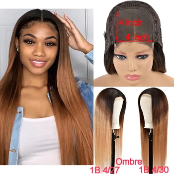 Ombre 4x4 Lace Closure Wig Brazilian Straight Swiss Lace Closure Pre Plucked Glueless Highlight Wig Remy Human Hair For Women
Ombre 4x4 Lace Closure Wig Brazilian Straight Swiss Lace Closure Pre Plucked Glueless Highlight Wig Remy Human Hair For Women