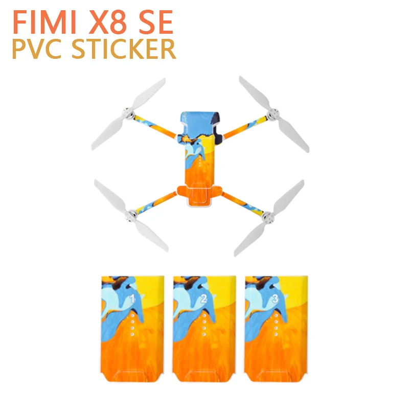 PVC Waterproof Sticker for XIAOMI Fimi X8 SE Drone Body Shell Protection Skin Quadcopter Camera Drone Accessories
PVC Waterproof Sticker for XIAOMI Fimi X8 SE Drone Body Shell Protection Skin Quadcopter Camera Drone Accessories
