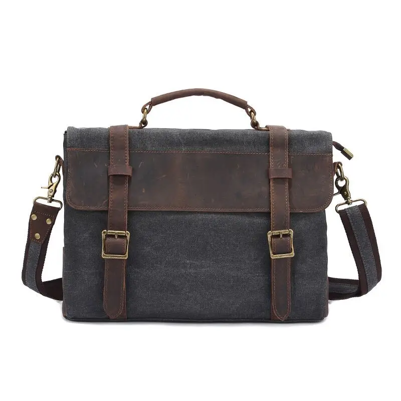 Hot Sales Recommended Qisemian Horse Leather Men's Bag Fashion Casual Canvas Bag Men Messenger Bag
Hot Sales Recommended Qisemian Horse Leather Men's Bag Fashion Casual Canvas Bag Men Messenger Bag