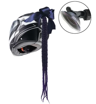 24 Inch Motorcycle Helmet Braids Wig Dual Pigtail Ponytail With Sucker Bow High Quality Silk And Brand New Helmet Decoration
24 Inch Motorcycle Helmet Braids Wig Dual Pigtail Ponytail With Sucker Bow High Quality Silk And Brand New Helmet Decoration
