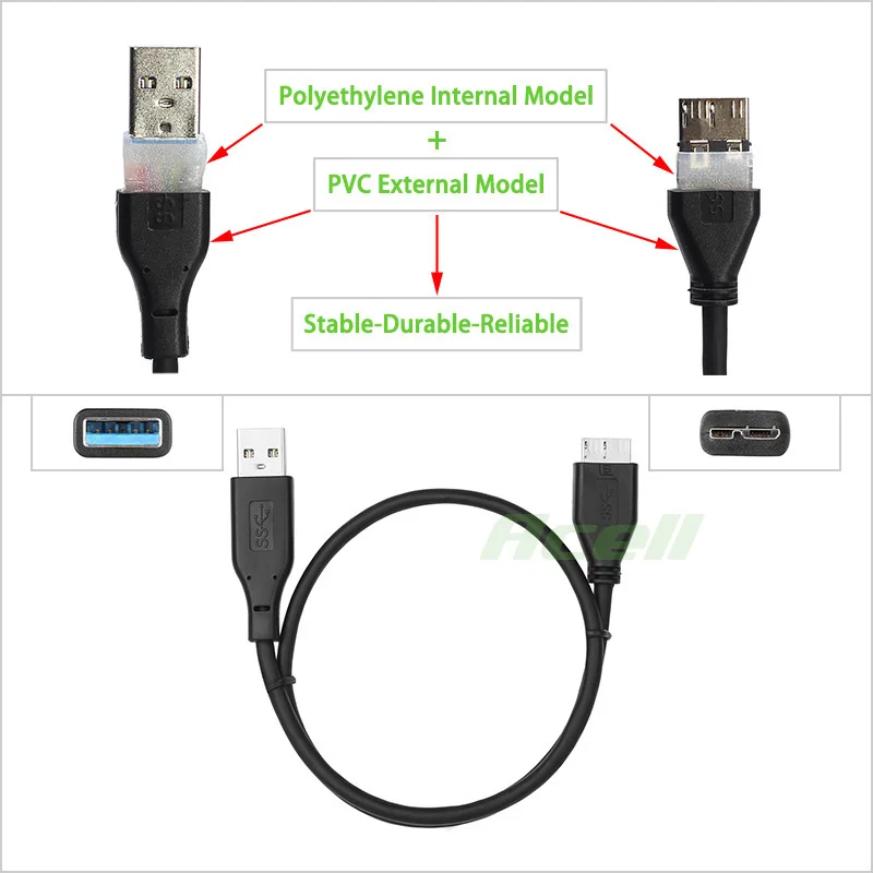 UpBright NEW USB 3.0 Cable Lead Cord For Transcend StoreJet 25 25M3 Mobile 640GB 25A3K 750GB 750G 500GB 500G Portable External Hard Drive UpBright NEW USB 3.0 Cable Lead Cord For Transcend StoreJet 25 25M3 Mobile 640GB 25A3K 750GB 750G 500GB 500G Portable External Hard Drive