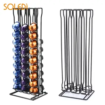 SOLEDI 60 Capsules Unrotatable Coffee Capsules Rack Dining & Bar Home Decor Kitchen Storage Capsules Coffee Pods Holder Stand
SOLEDI 60 Capsules Unrotatable Coffee Capsules Rack Dining & Bar Home Decor Kitchen Storage Capsules Coffee Pods Holder Stand