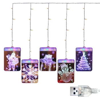 3D Christmas Theme Decoration Hanging Lights Elk Bell LED Fairy Lights Hanging Ornaments For Home New Year Xmas 2021 Navidad
3D Christmas Theme Decoration Hanging Lights Elk Bell LED Fairy Lights Hanging Ornaments For Home New Year Xmas 2021 Navidad